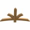 Ekena Millwork Davenport Rough Sawn Timber Gable Bracket, Western Red Cedar, 48"W x 28"H x 2"D x 4"F, 14/12 Pitch GBW048X28X0204DAV00RWR - alternate 2